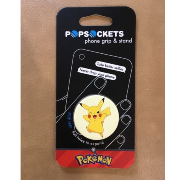 Popsockets Accessories Pokemon Popsockets Pikachu Pop Socket Phone Grip Poshmark